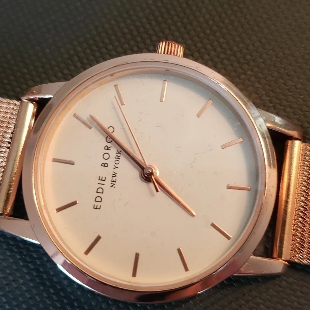NIB Eddie Borgia The Soho Watch Rose-Gold